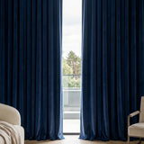 Rideau Velours Bleu Nuit